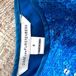 Diane von Fürstenberg Sequin Long Dress